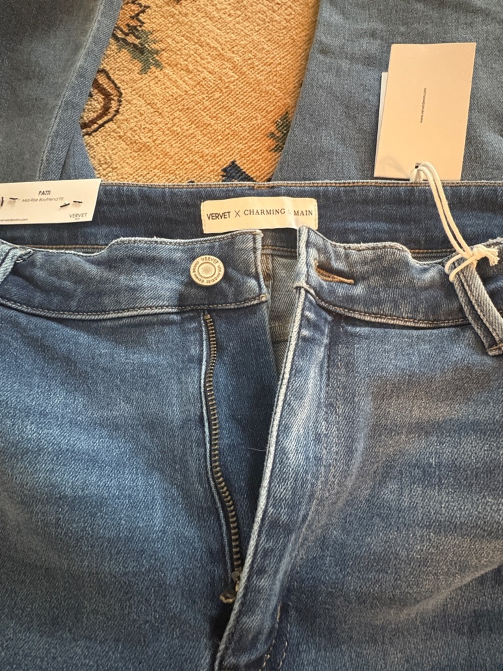 Vervet Patti Mid-Rise Boyfriend Fit, Cuffed, NWT, Size 18W. - Picture 6 of 7